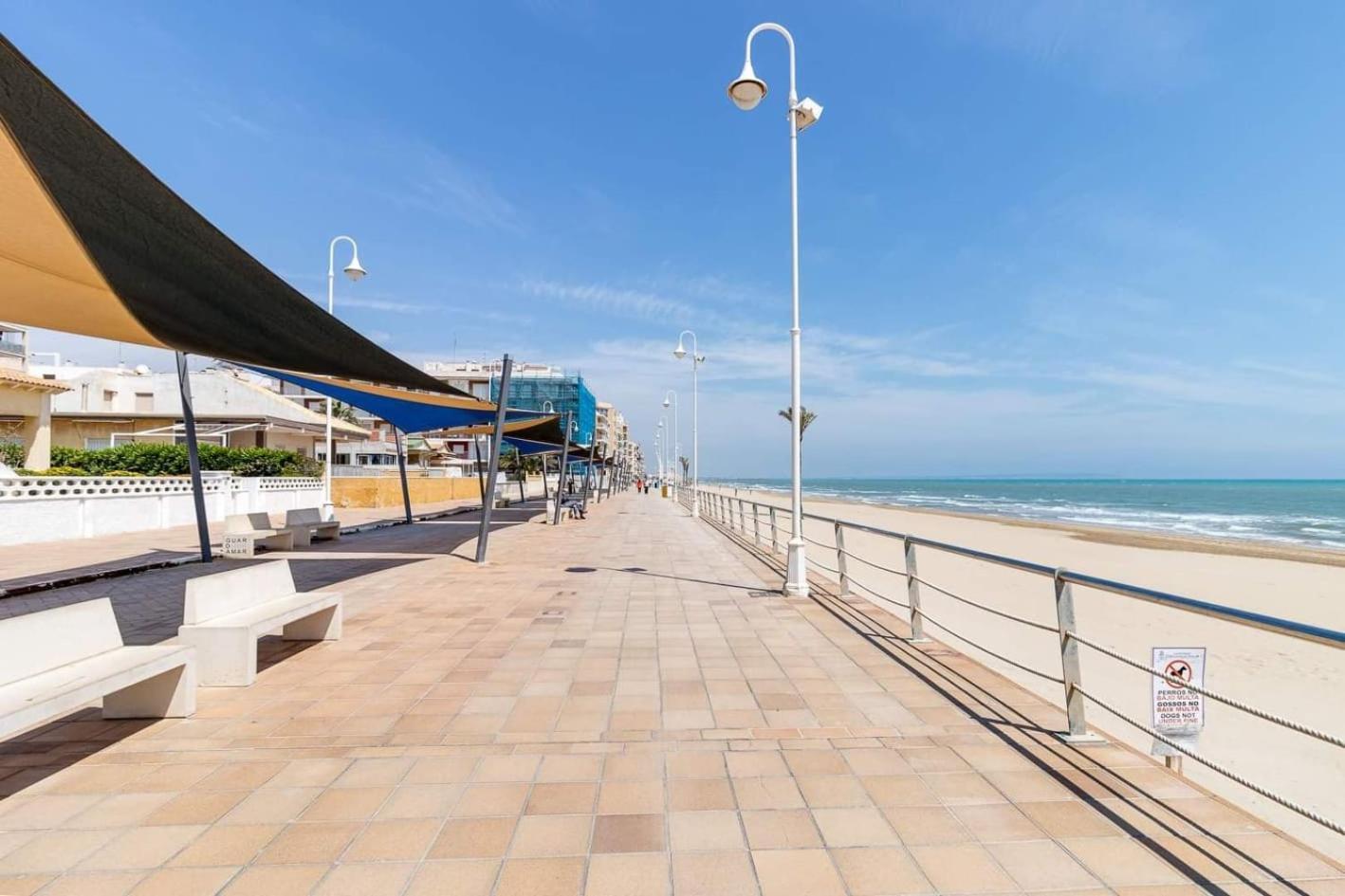 Excelente Apartamento Vacacional En Guardamar A Unos Pasos De La Playa, Calle Paraguay 과다마르델세게라 외부 사진