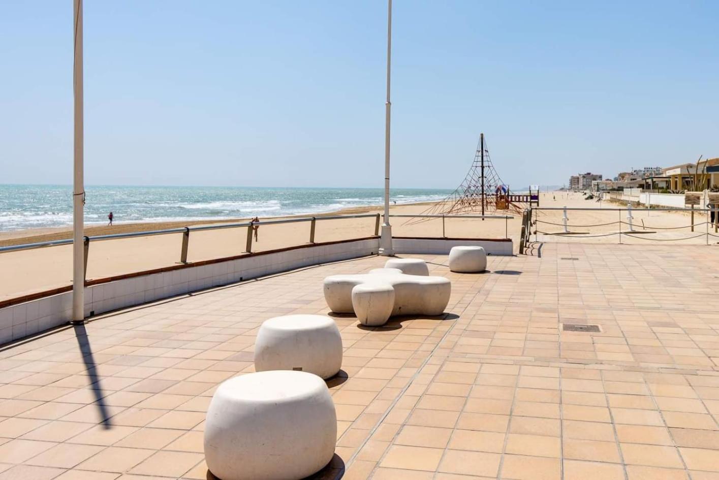 Excelente Apartamento Vacacional En Guardamar A Unos Pasos De La Playa, Calle Paraguay 과다마르델세게라 외부 사진